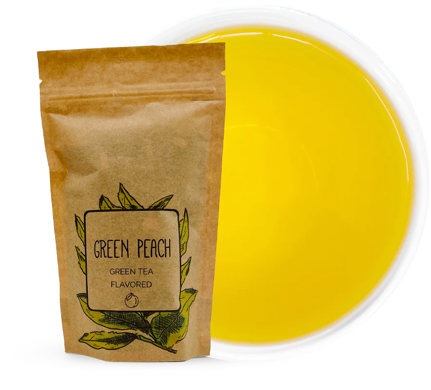 Green Peach Leo Tea w opakowaniu doypack